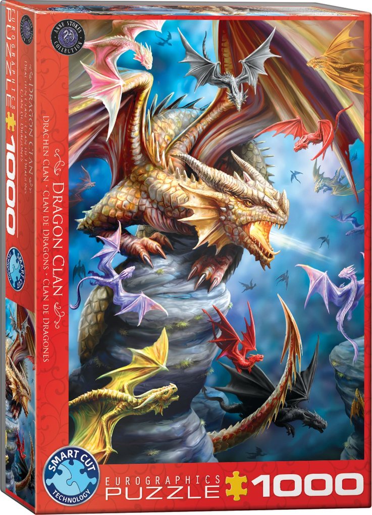 Dragon Clan by Ann Stokes 1000-Piece Puzzle