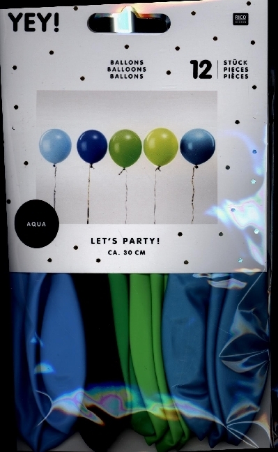 Ballons Mix Aqua