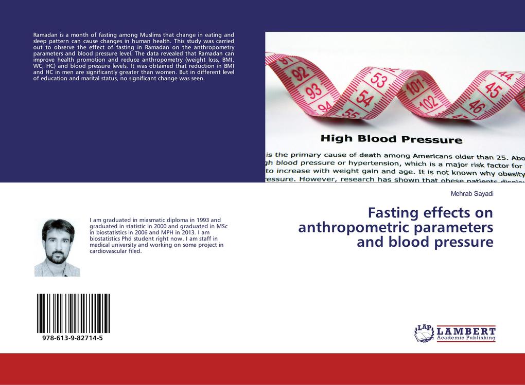 Fasting effects on anthropometric parameters and blood pressure