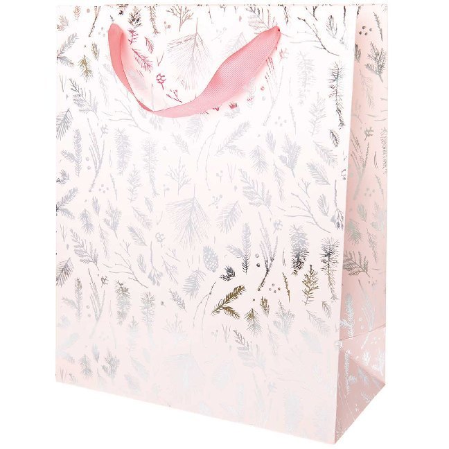 Geschenktüte Zweige Rosa FSC Mix