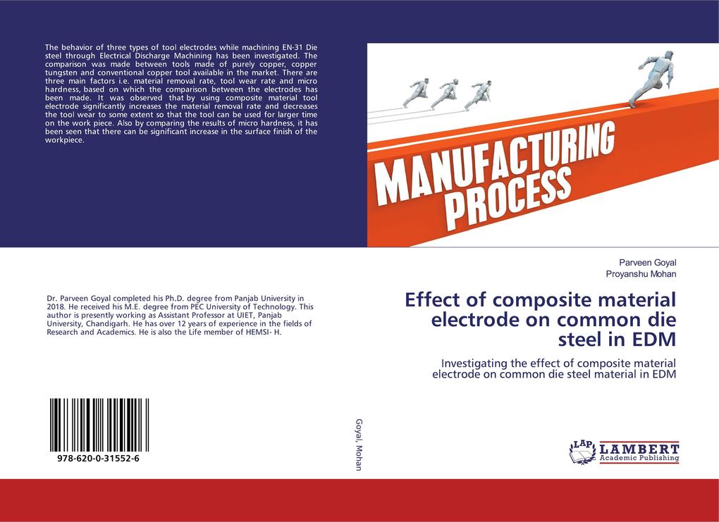 Effect of composite material electrode on common die steel in EDM