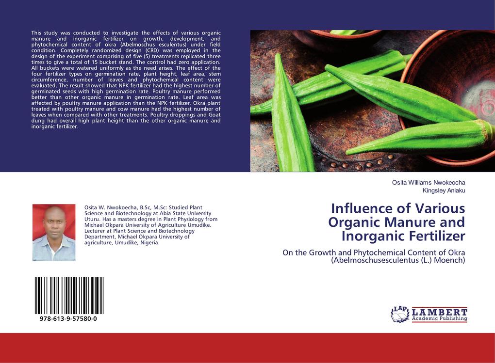 Influence of Various Organic Manure and Inorganic Fertilizer