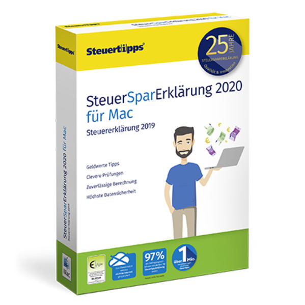 SteuerSparErklärung 2020 Mac 1 CD-ROM