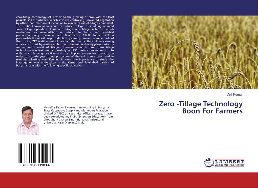 Zero -Tillage Technology Boon For Farmers