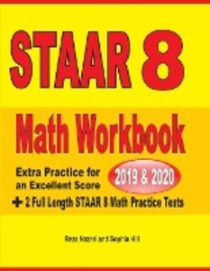 STAAR Grade 8 Math Workbook 2019 & 2020