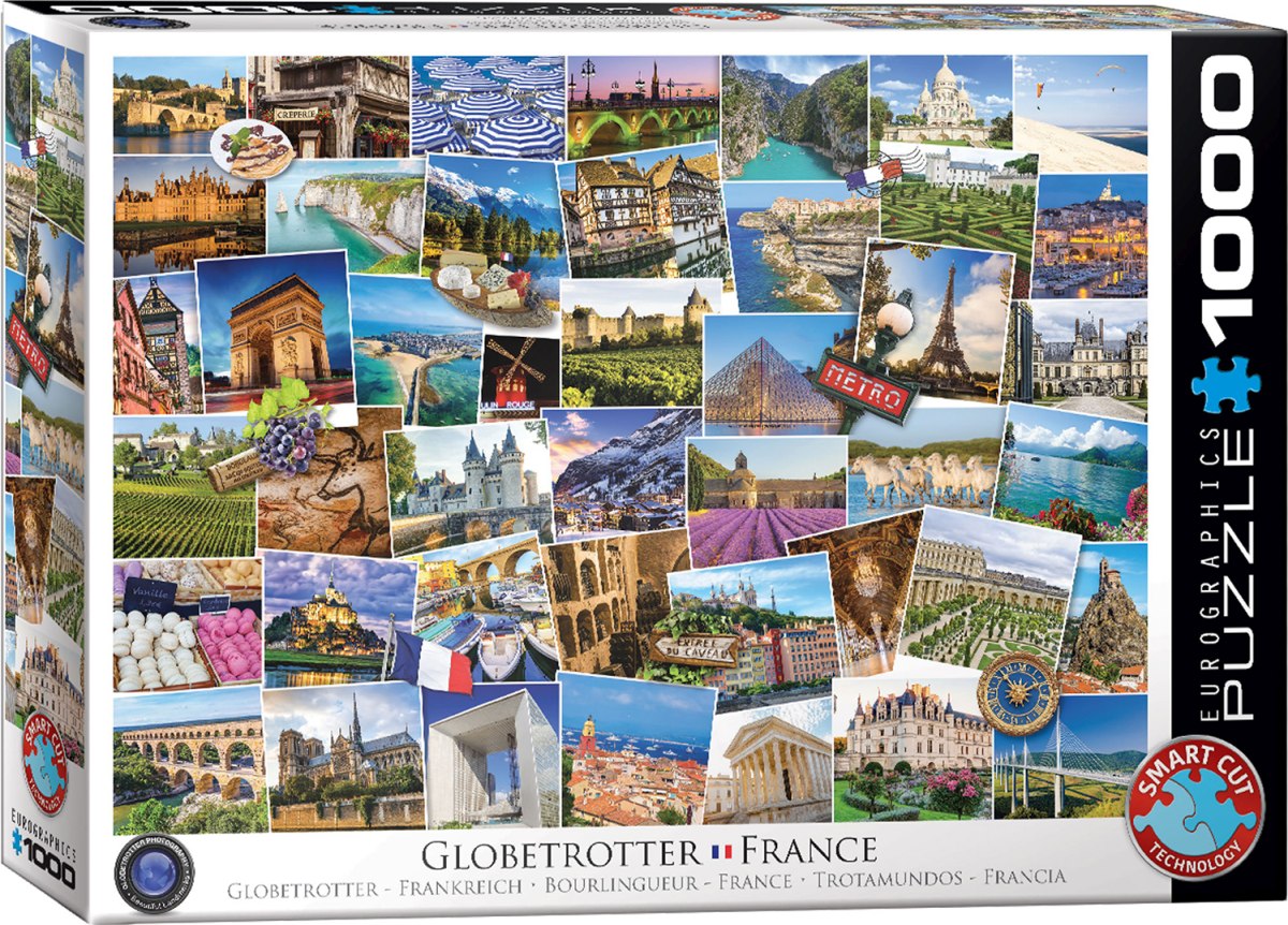 Eurographics 6000-5466 - Globetrotter Frankreich Puzzle 1.000 Teile