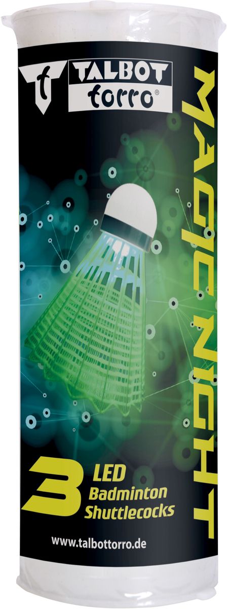 Talbot/Torro Unisex Silber Talbot-Torro Badmintonball Magic Night Led, Größe One Size In - Image 10