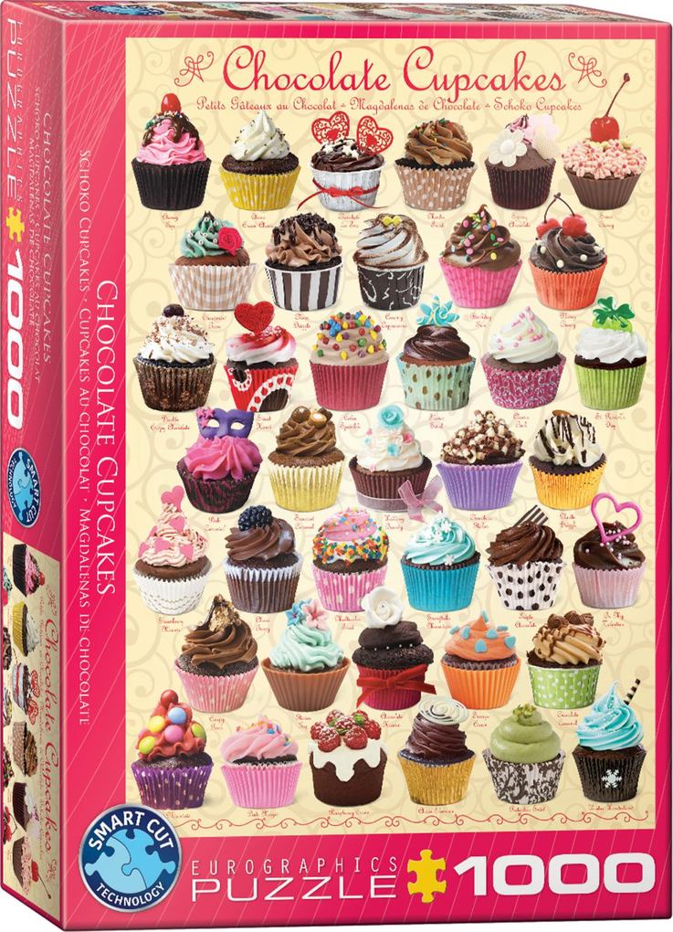 Eurographics 6000-0587 - Schokoladen Cupcakes Puzzle 1.000 Teile