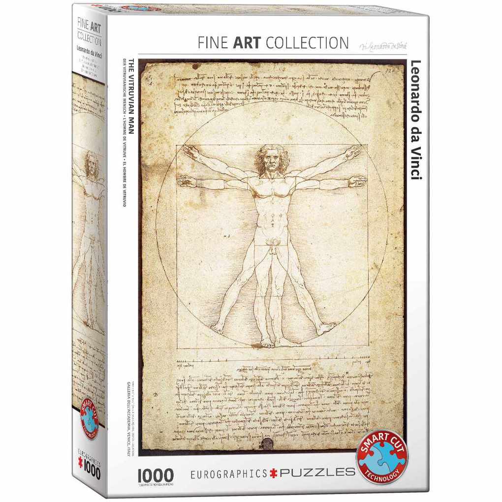 Eurographics 6000-5098 - Der Vitruvianische Mensch von Leonardo Da Vinci  Puzzle 1.000 Teile