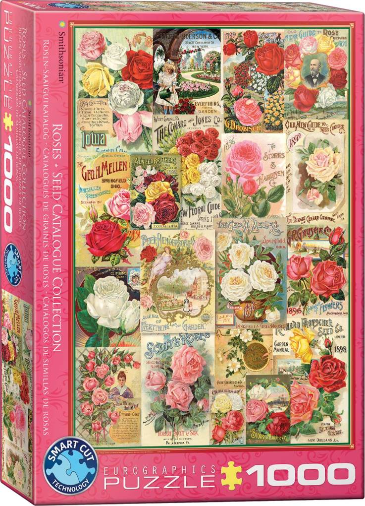 Eurographics 6000-0810 - Rosen Saatgutkataloge Puzzle 1.000 Teile
