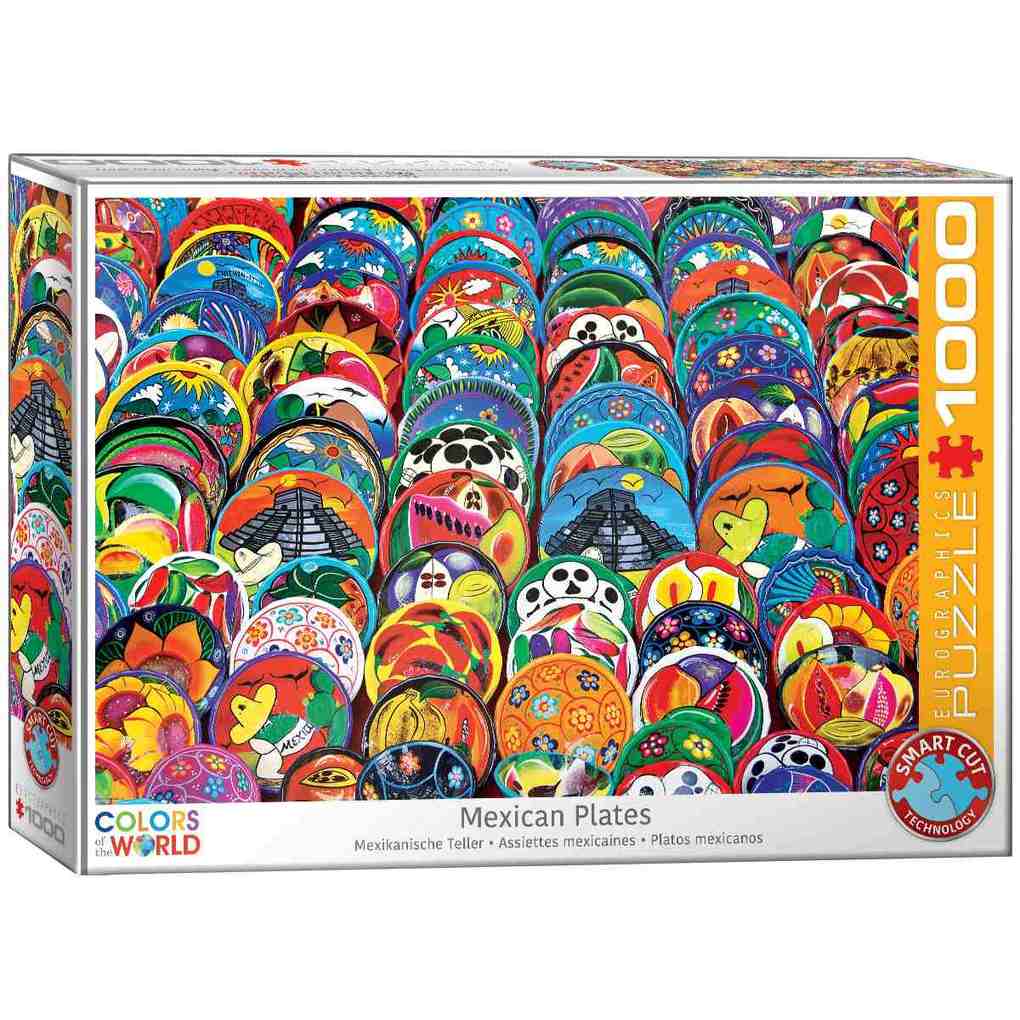 Eurographics 6000-5421 - Mexikanische Keramikteller Puzzle 1.000 Teile
