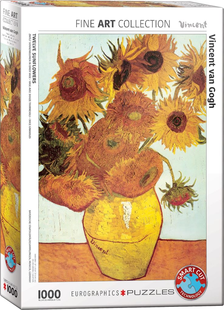 Twelve Sunflowers by van Gogh (Puzzle)