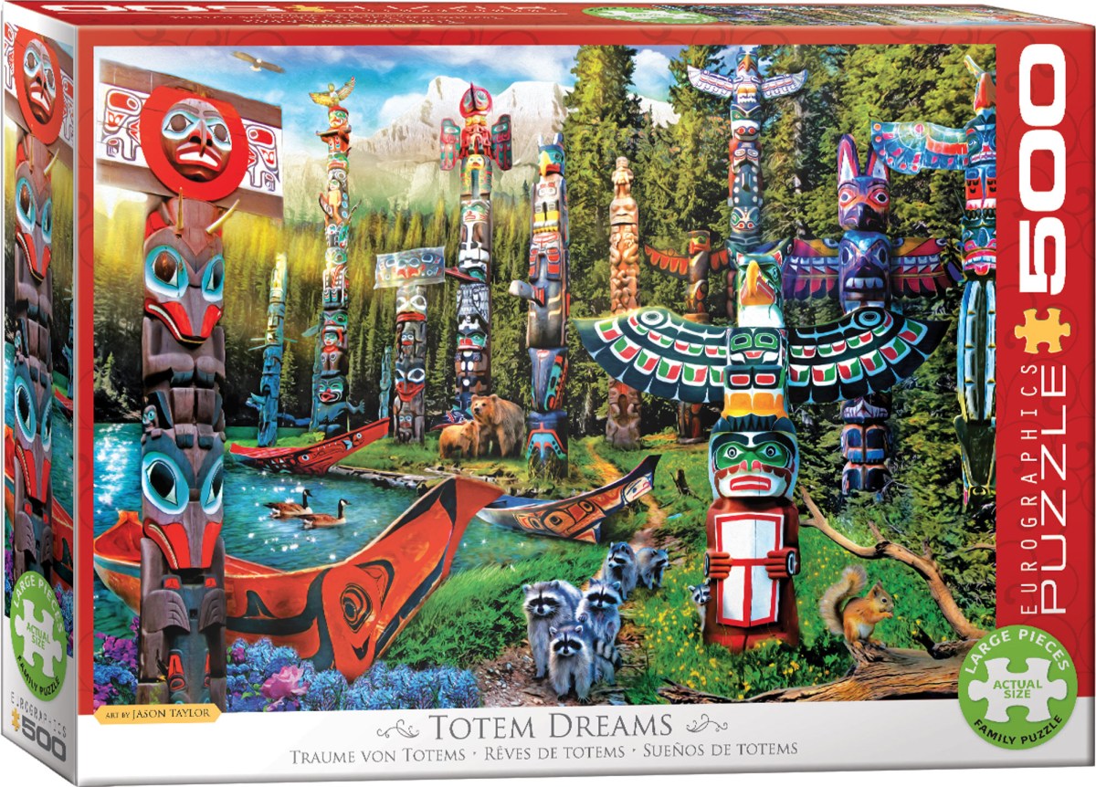 Eurographics 6500-5361 - Totem Pfahl Traum Puzzle 500 Teile