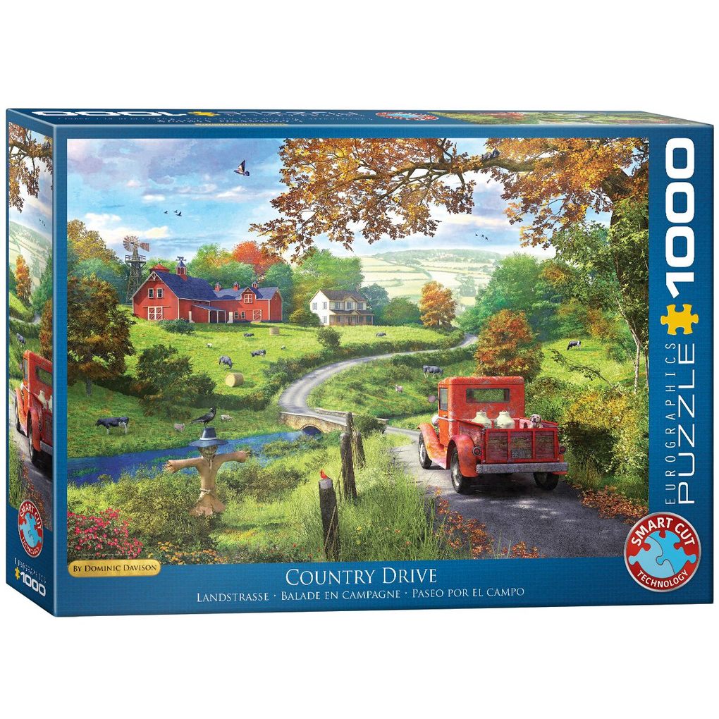 Eurographics 6000-0968 - Die Landstraße von Dominic Davison Puzzle 1.000 Teile
