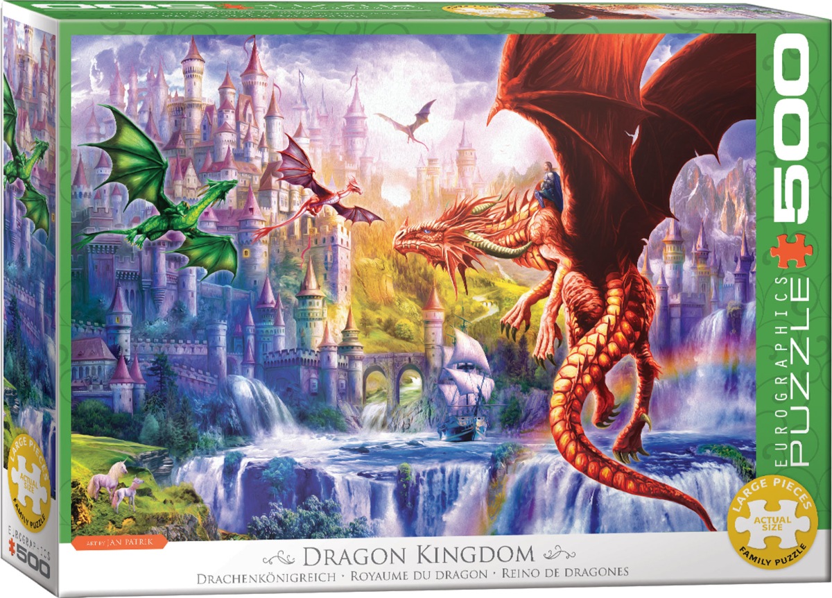 Eurographics 6500-5362 - Drachenkönigreich Puzzle 500 Teile