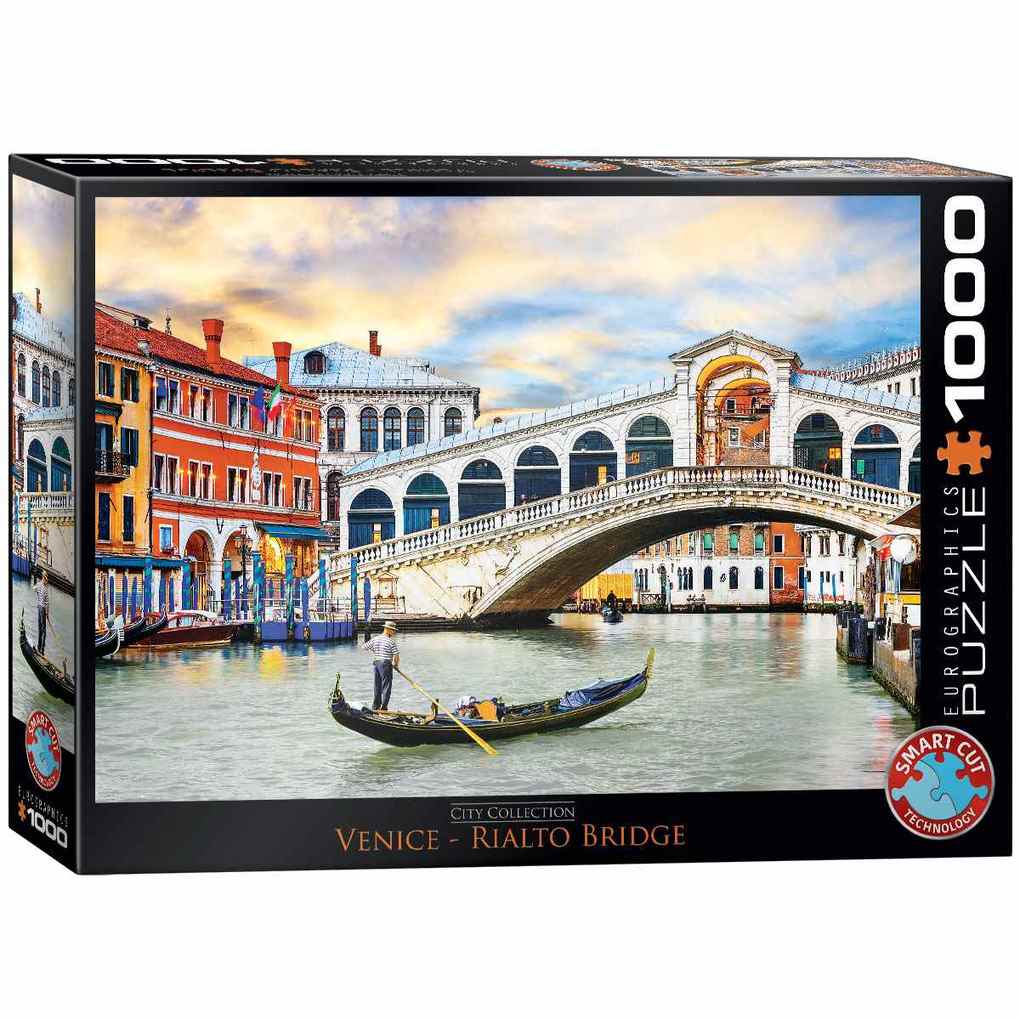 Eurographics 6000-0766 - Venedig Rialto Bridge  Puzzle 1.000 Teile