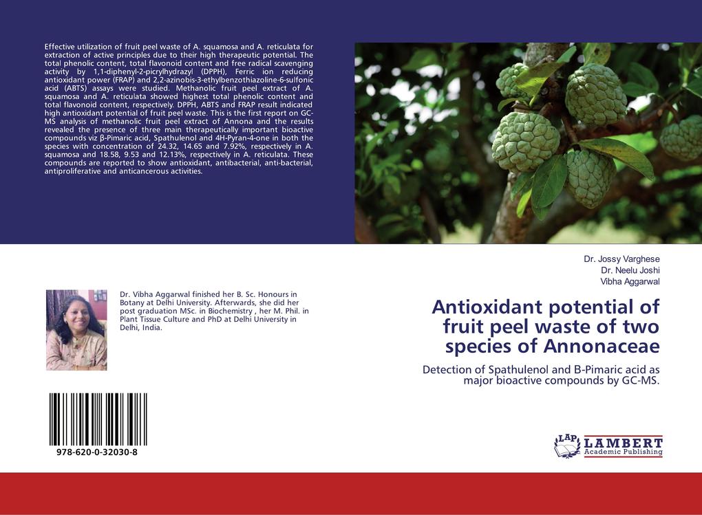 Antioxidant potential of fruit peel waste of two species of Annonaceae