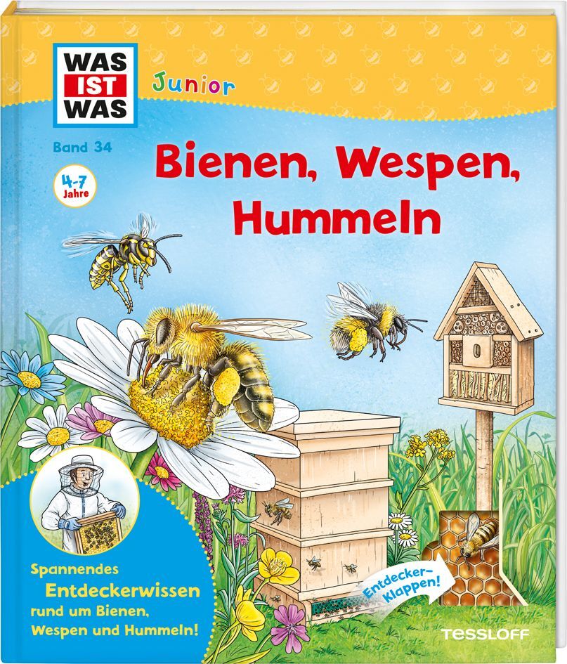 Image of WAS IST WAS Junior Band 34 Bienen Wespen Hummeln