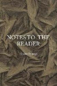 Notes to the Reader