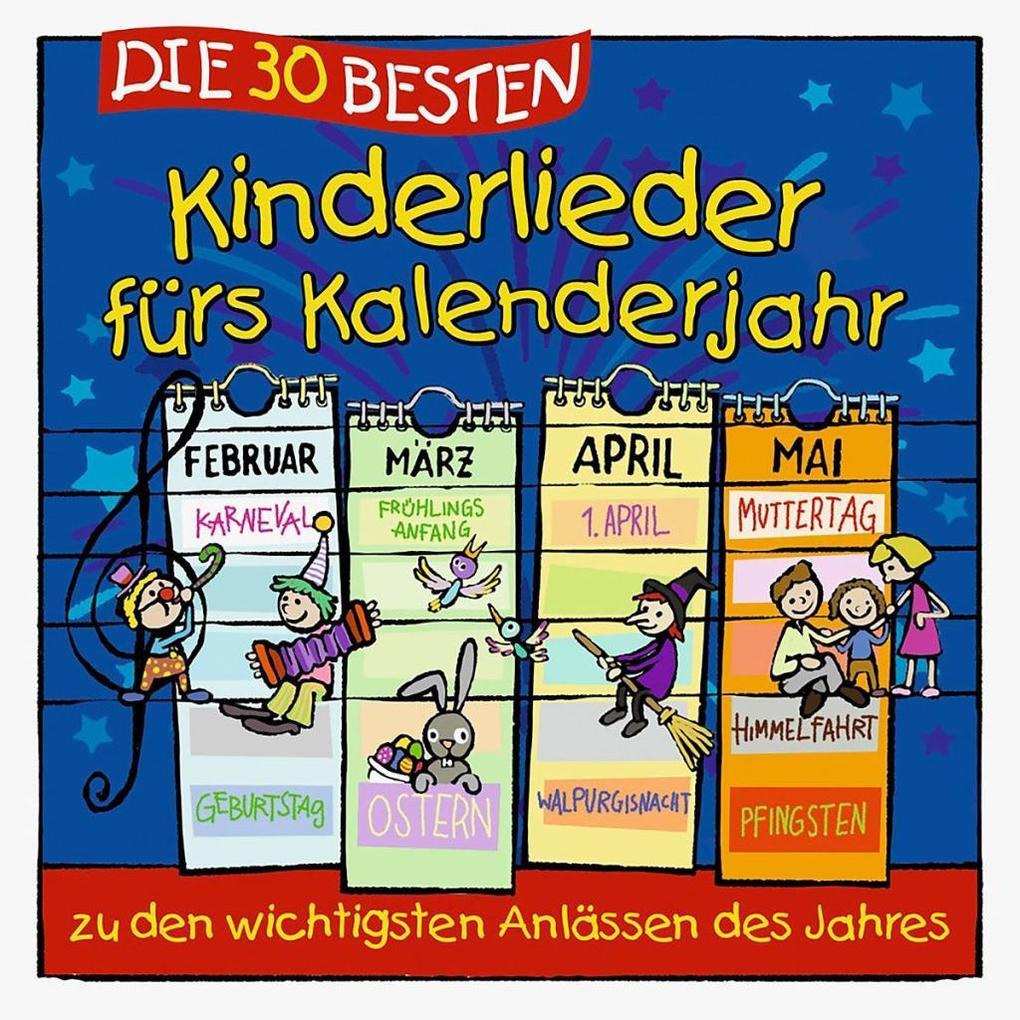 Image of CD Die 30 besten Kinderlieder fürs Kalenderjahr Hörbuch Kinder