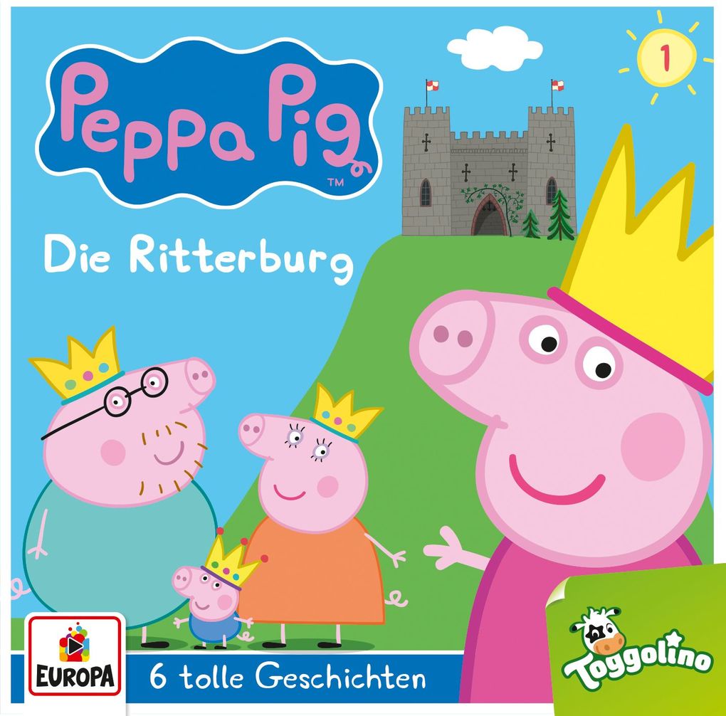 Image of Peppa Pig - 001/Die Ritterburg (und 5 weitere Geschichten) - (CD)