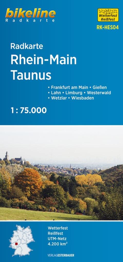 Radkarte Rhein-Main Taunus (RK-HES04)