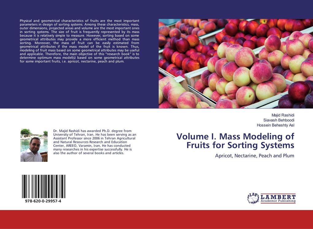 Volume I. Mass Modeling of Fruits for Sorting Systems