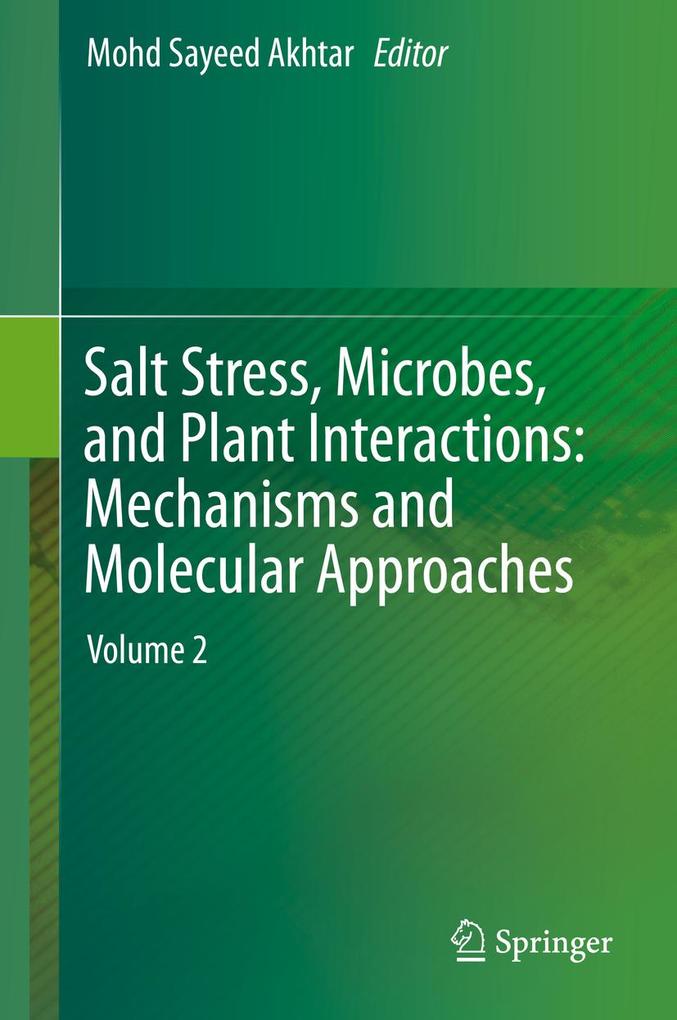 Salt Stress Microbes and Plant Interactions: Mechanisms and Molecular Approaches