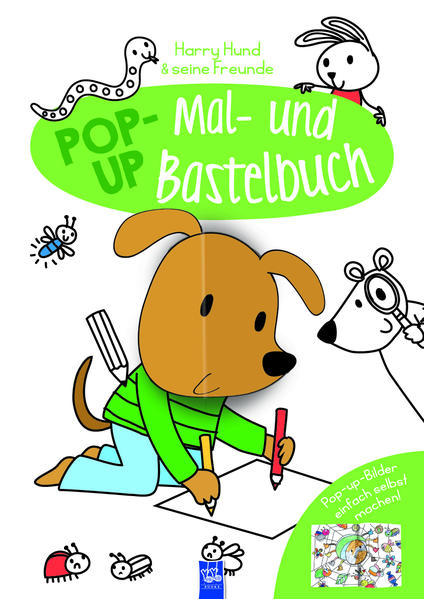 Image of Harry Hund & seine Freunde - Pop-Up Mal- und Bastelbuch