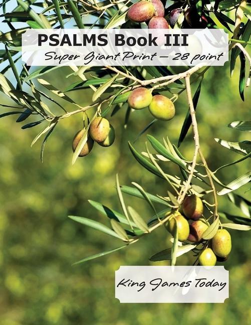 PSALMS Book III Super Giant Print - 28 point: King James Today