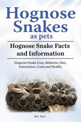 Hognose Snakes as pets. Hognose Snake Facts and Information. Hognose Snake Care Behavior Diet Interaction Costs and Health.