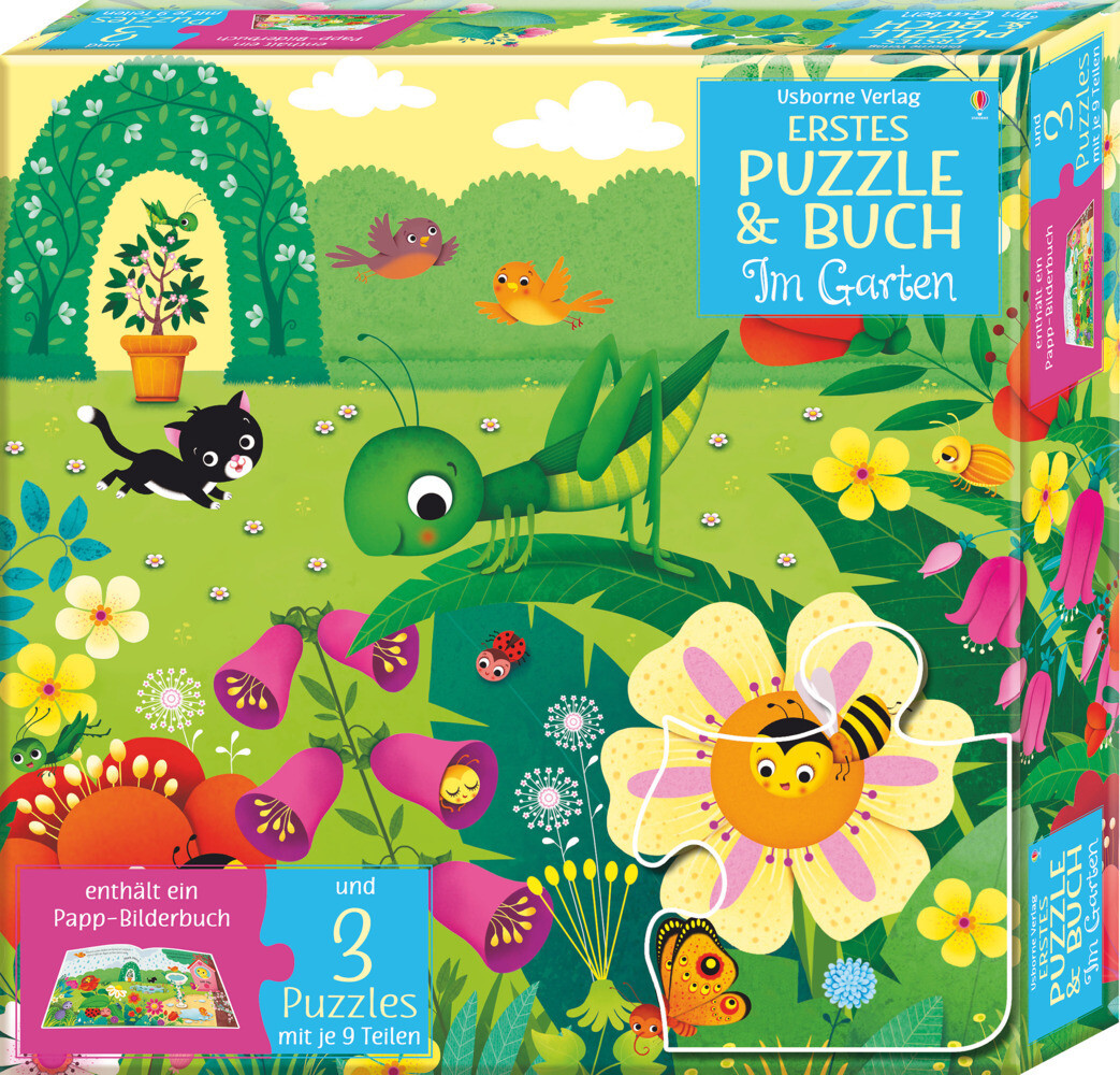 Image of Erstes Puzzle & Buch: Im Garten