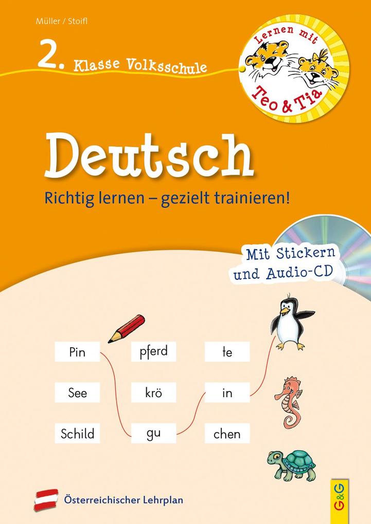 Image of Lernen mit Teo und Tia Deutsch - 2. Klasse Volksschule mit CD