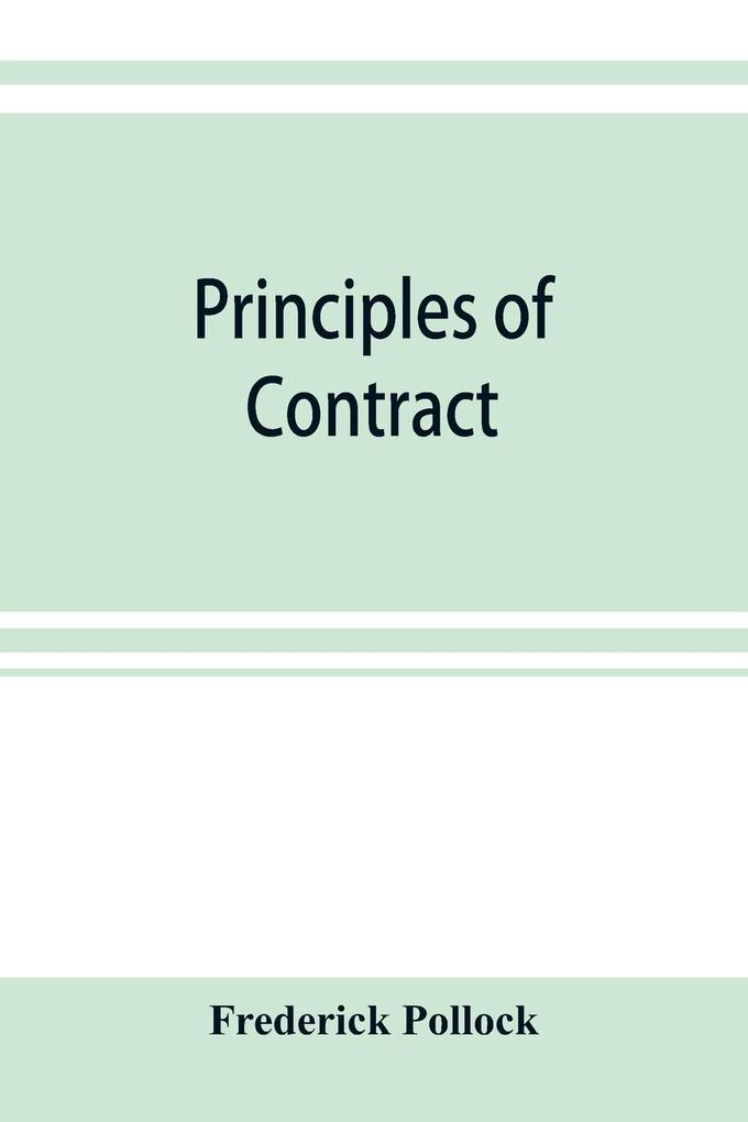 Principles of contract