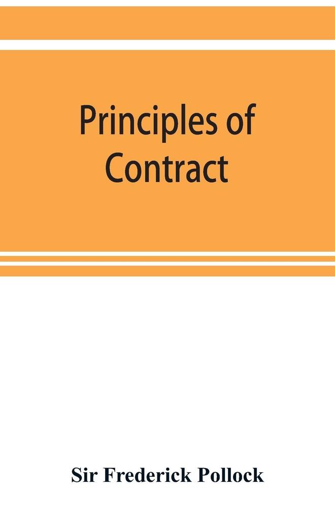 Principles of contract