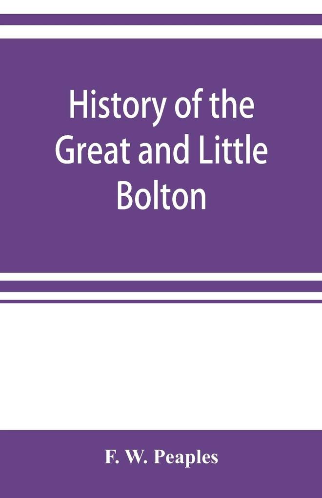 History of the Great and Little Bolton Co-operative Society Limited