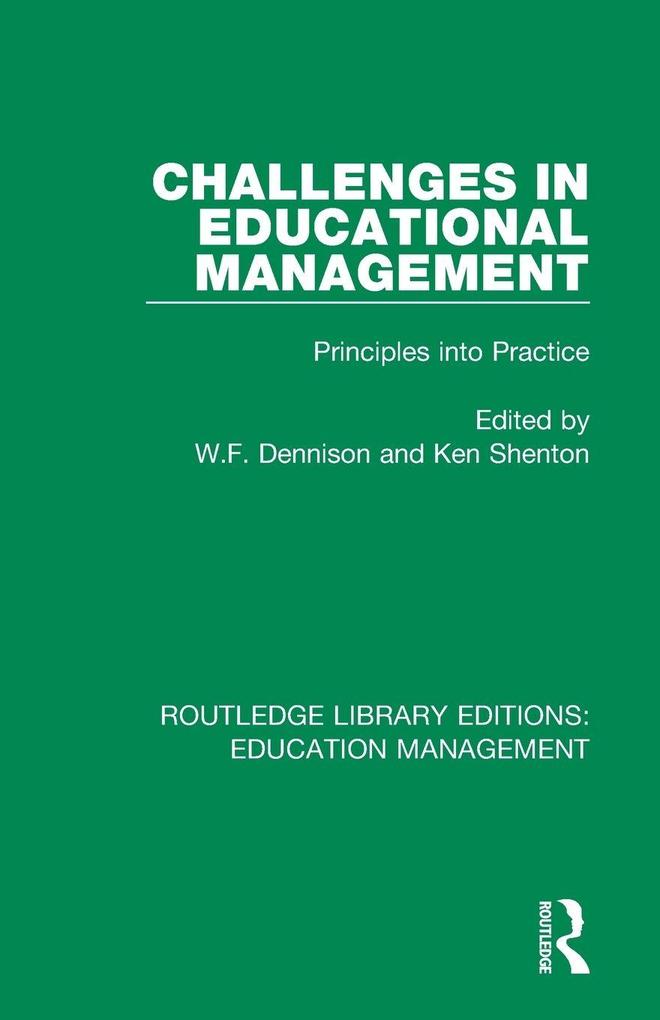 Challenges in Educational Management