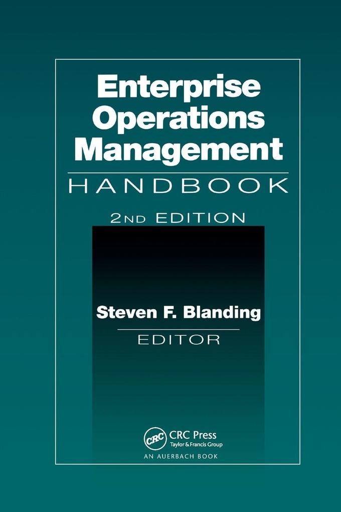 Enterprise Operations Management Handbook Second Edition