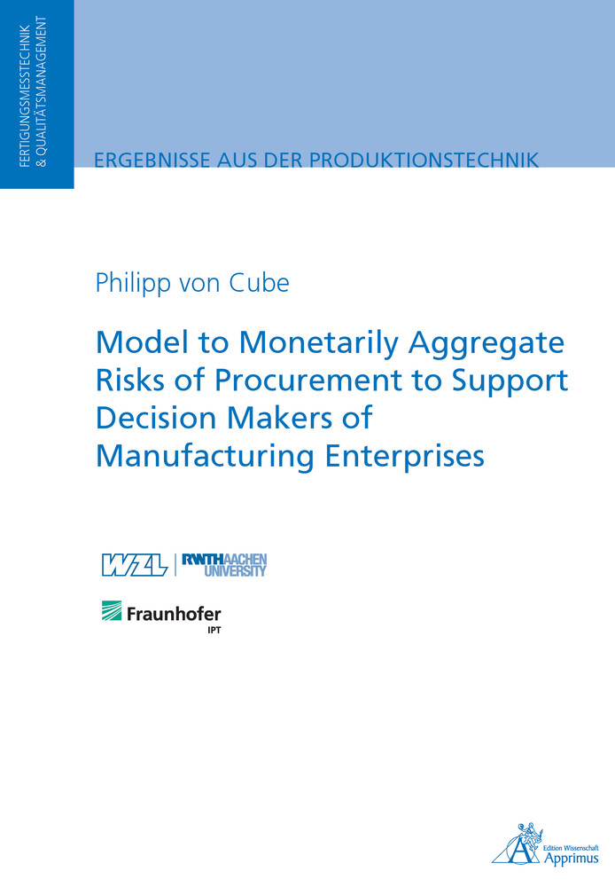 Model to Monetarily Aggregate Risks of Procurement to Support Decision Makers of Manufacturing Enter