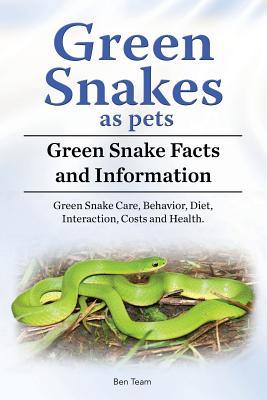 Green Snakes as pets. Green Snake Facts and Information. Green Snake Care Behavior Diet Interaction Costs and Health.