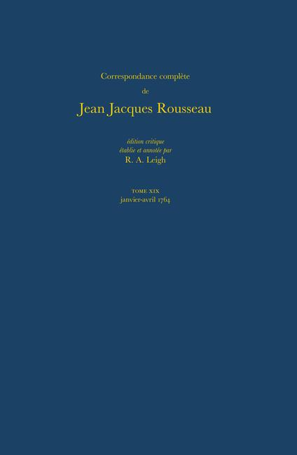Correspondance Complete de Rousseau 19