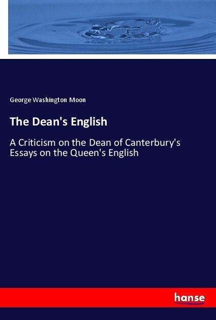 The Dean‘s English