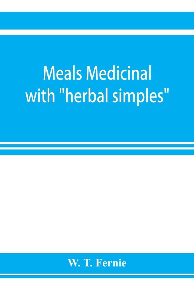 Meals medicinal