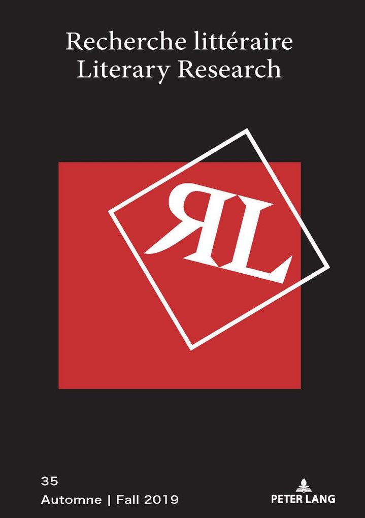 Recherche littéraire / Literary Research