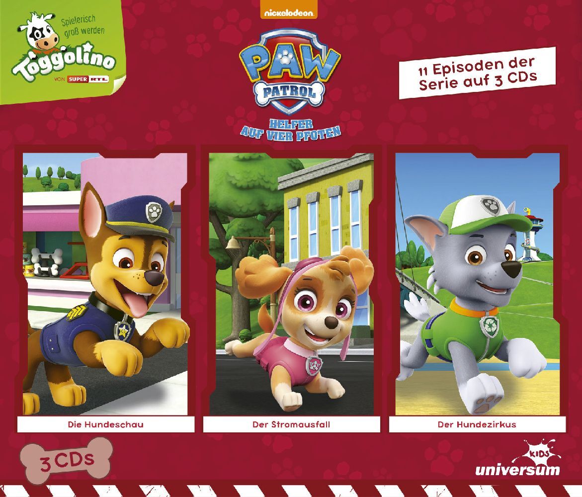Image of CD PAW Patrol Hörspielbox 3 (3er CD-Box, Folgen 7-9) Hörbuch