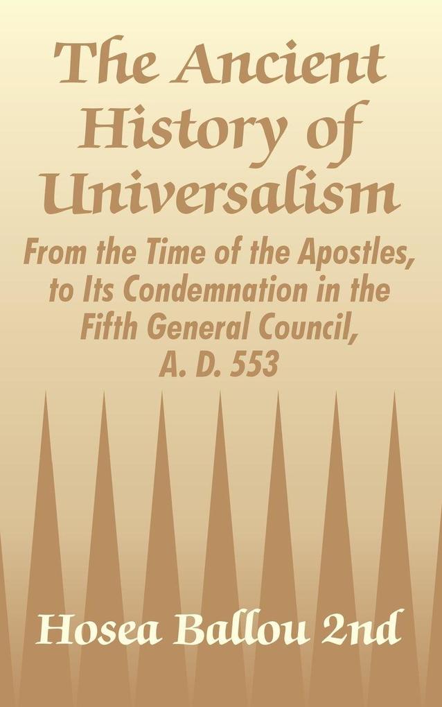 The Ancient History of Universalism