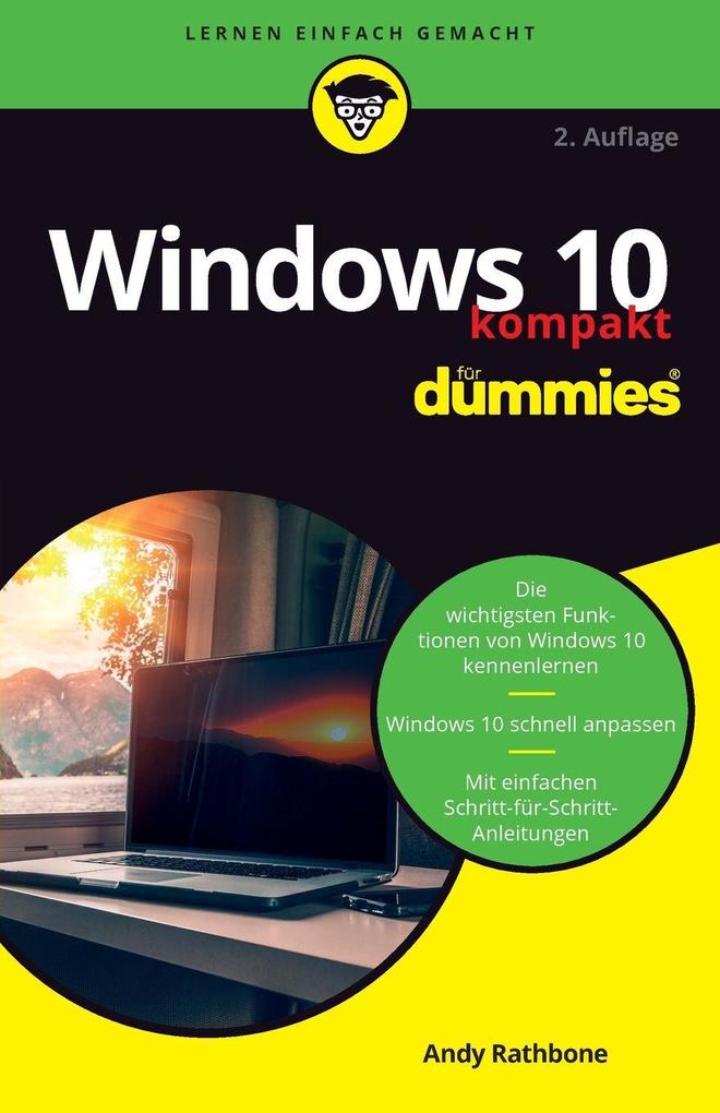 Wiley-Vch Gmbh Windows 10 Kompakt Für Dummies