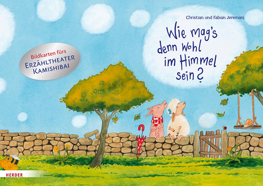Image of Buch - Wie mag's denn wohl im Himmel sein? Bildkarten fürs Erzähltheater Kamishibai Kinder