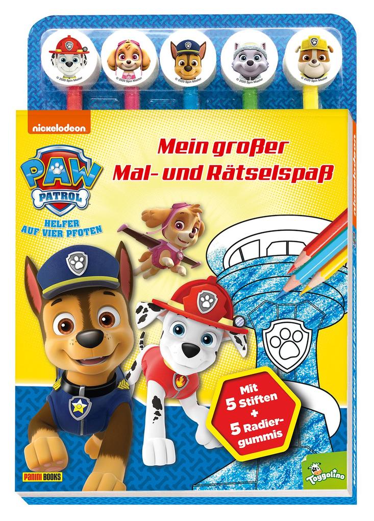 Image of PAW Patrol: Mein großer Mal- und Rätselspaß