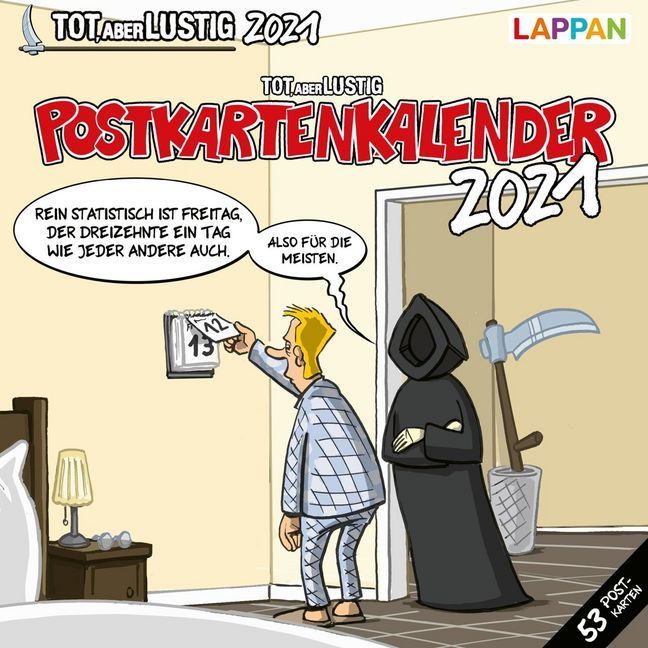 Tot Aber Lustig Postkartenkalender 21 Kalender Michael Holtschulte